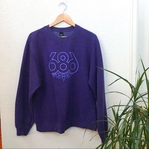 Oversized 686 Purple Sweatshirt
